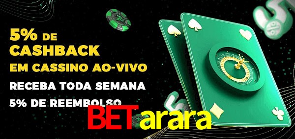 Promoções do cassino ao Vivo Betarara